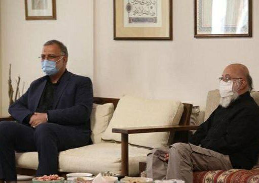 شهردار تهران ابتدا به معراج شهدا و سپس دفتر کارش رفت
