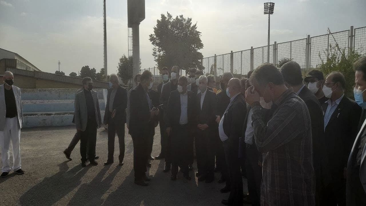 حضور سجادی در مجموعه ورزشی آفتاب انقلاب تهران