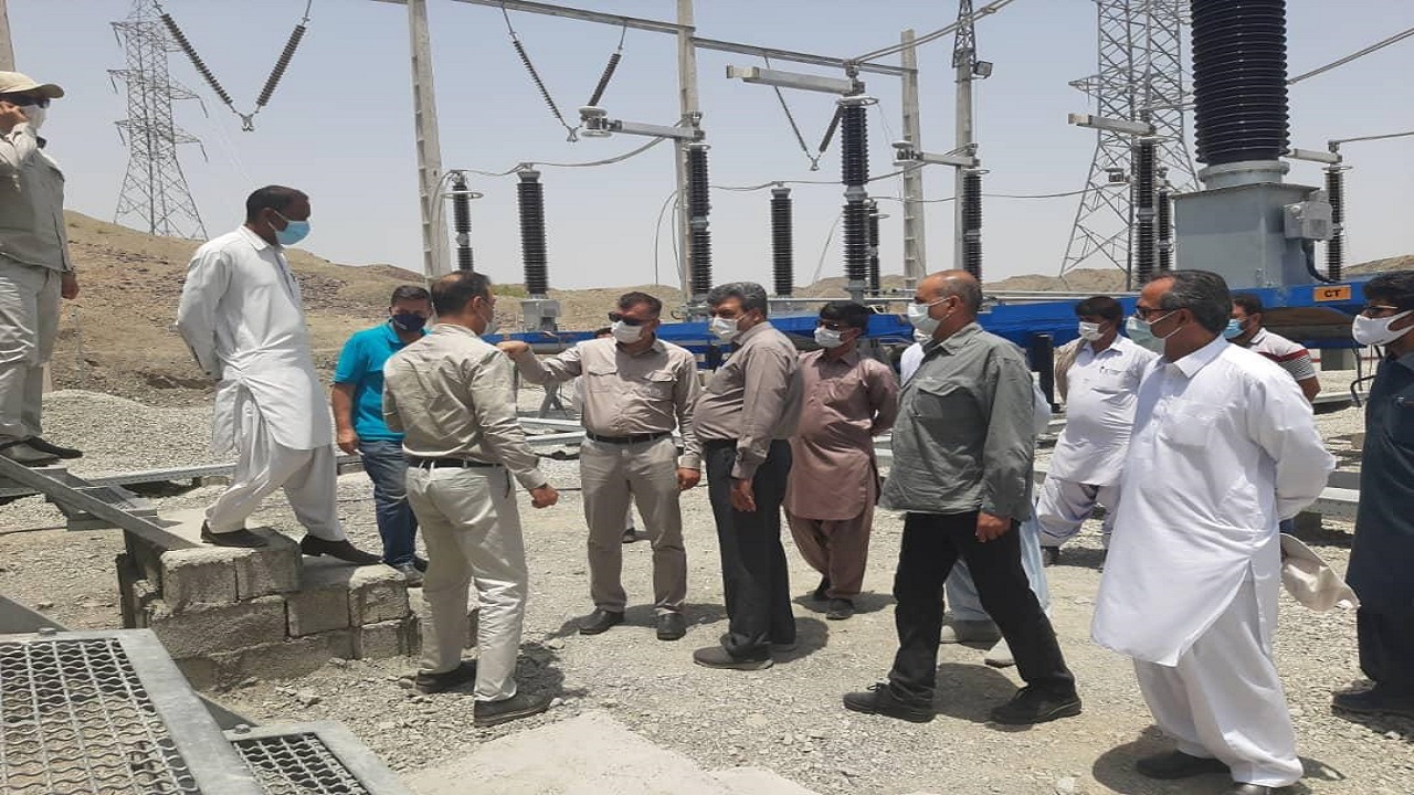 پست موقت ۲۳۰/۲۰ کیلوولت جدید پارود برقدار شد