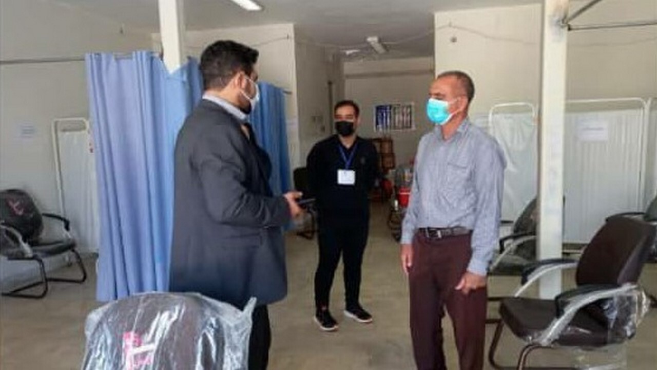 بازدید از مرکز واکسیناسیون بدره