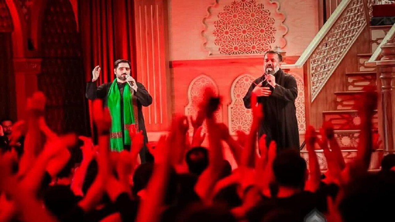 تصویر سه مداح معروف در صحرای بصره