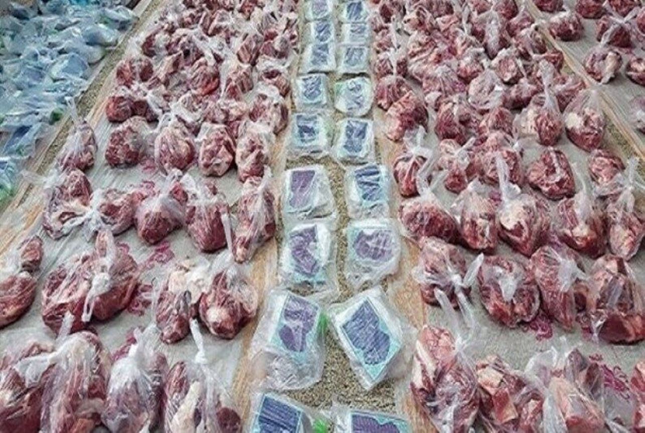 توزیع شش هزار کیلو گوشت بین نیازمندان هرمزگان
