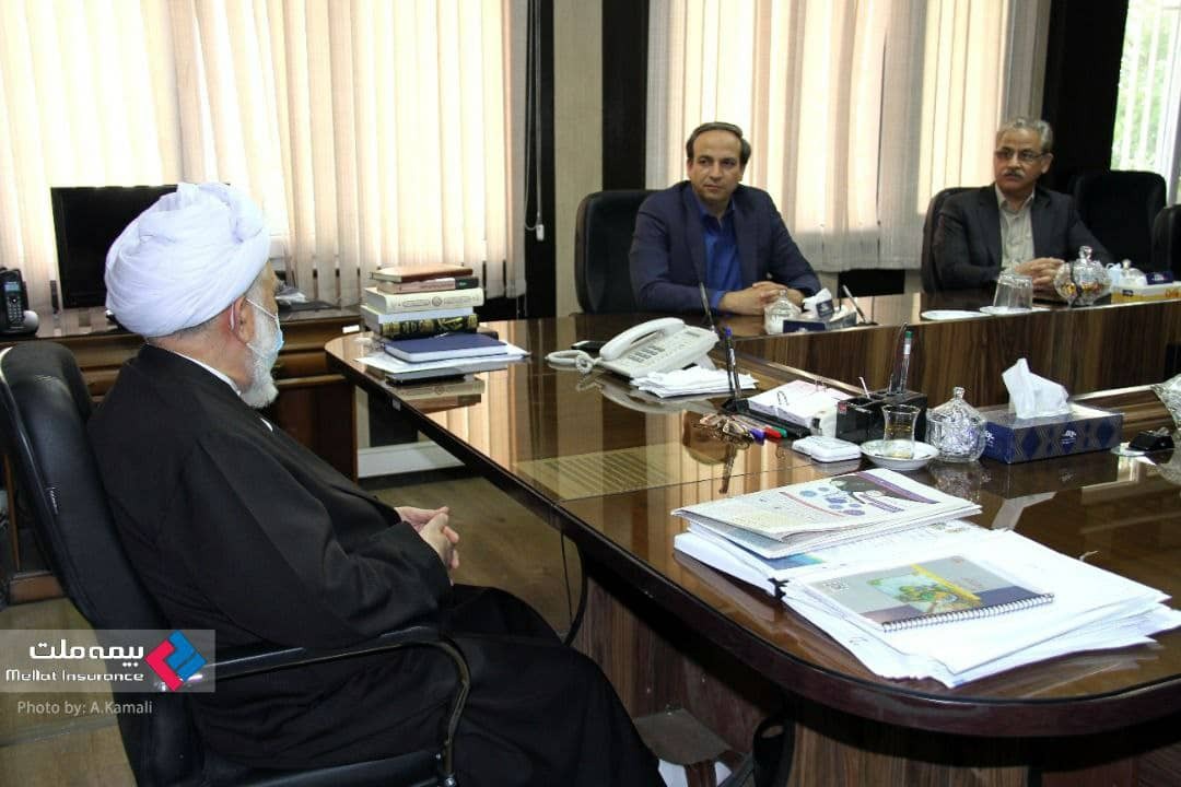 مدیرعامل بیمه ملت با آیت الله اختری دیدار کرد