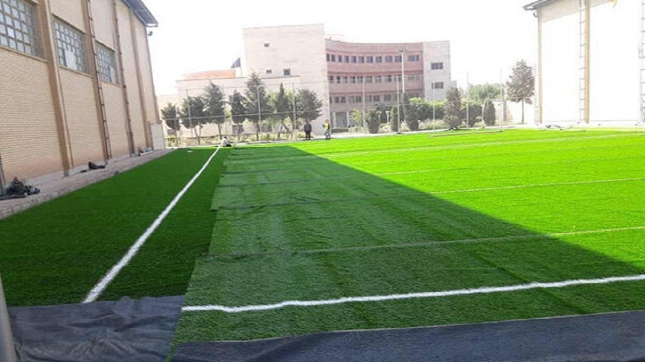 افتتاح زمین چمن مصنوعی در دلگان