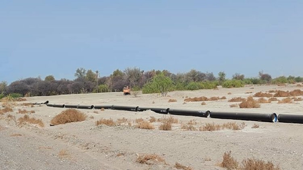 عملیات اجرایی آبرسانی به نیروگاه سیریک آغاز شد