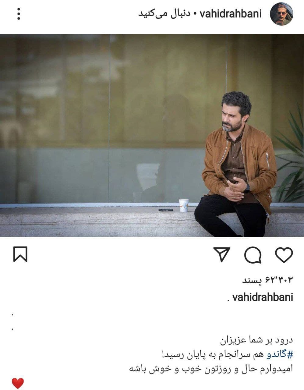 وحید رهبانی در  گاندو