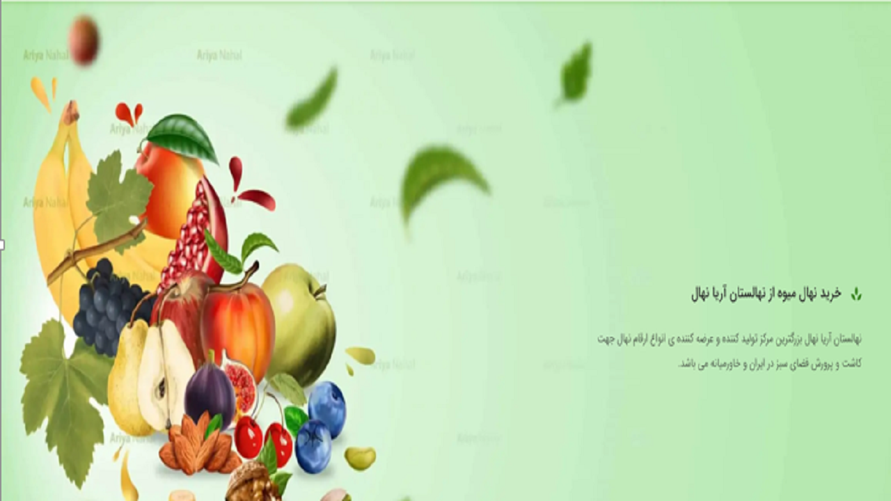 آریا نهال از سایت جدیدش رو نمایی کرد