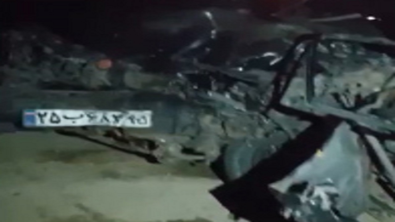 تصادف مرگبار در جاده نیمروز به زابل + فیلم