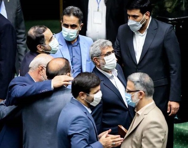 حضور سردار قاآنی در نشست غیرعلنی مجلس