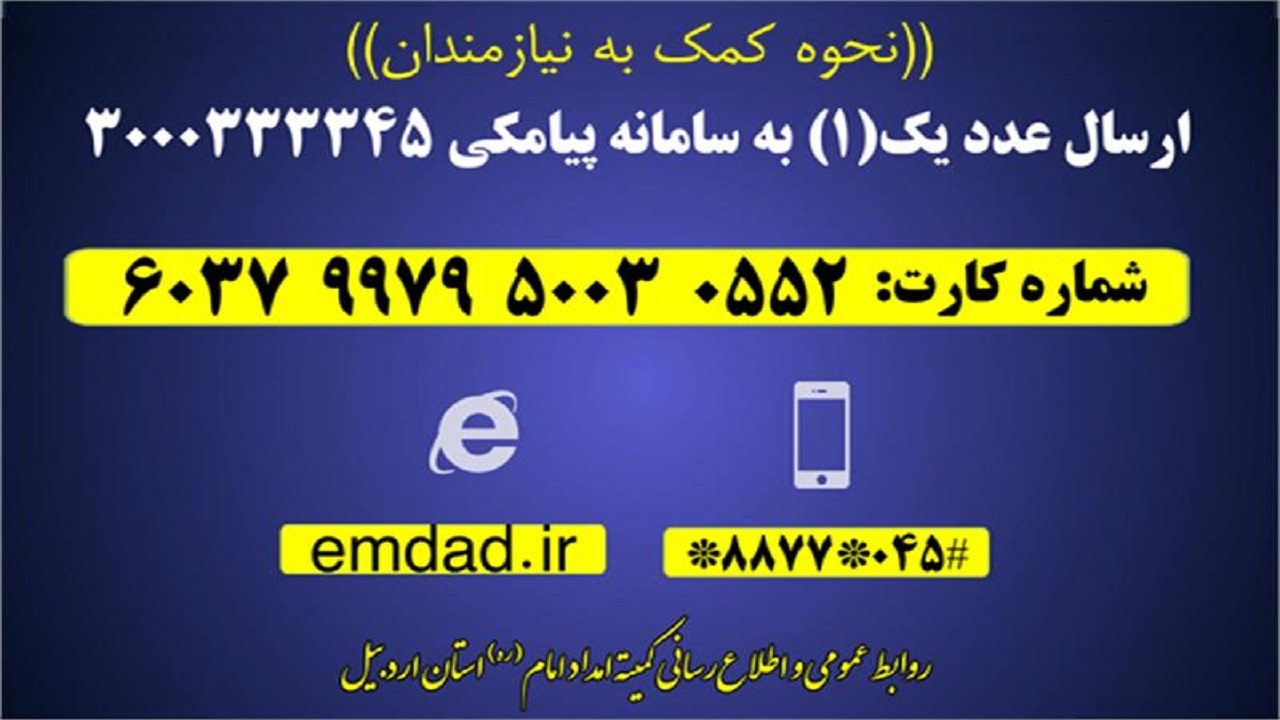 افزایش ۳۶ درصدی کمک‌های مردمی به نیازمندان اردبیلی