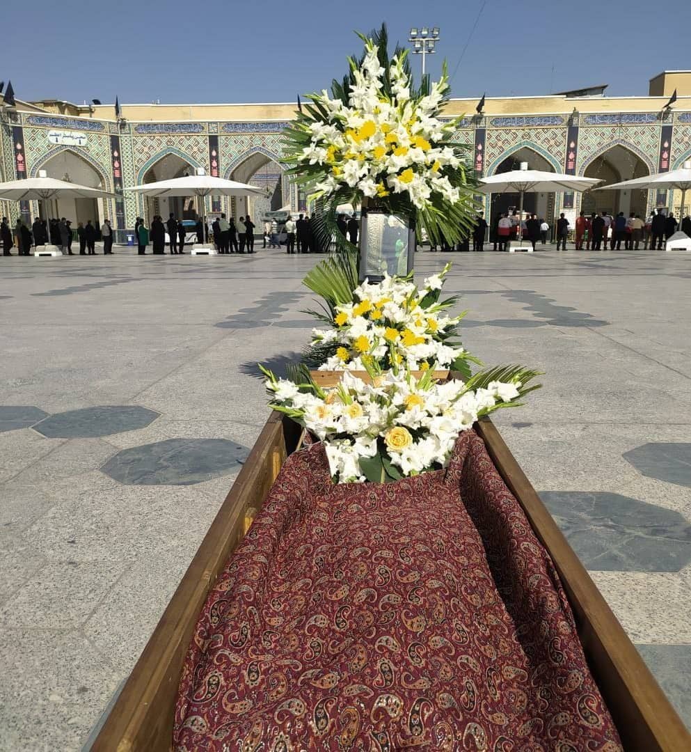 پیکر مرحوم محمد خجسته در حرم مطهر امام رضا(ع) به خاک سپرده شد