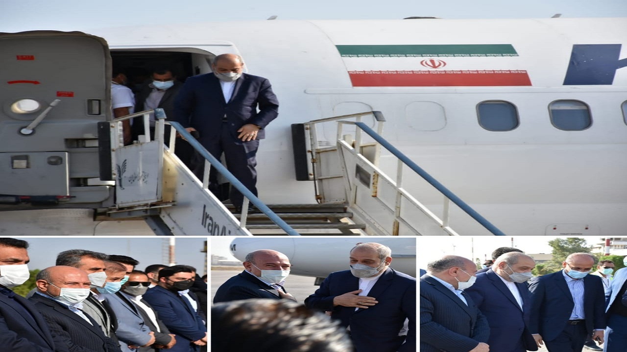 دبیر شورای‌ عالی مناطق آزاد کشور وارد اروند شد