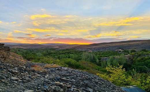 تصاویری زیبا از روستایی در مسیر جاده ابریشم