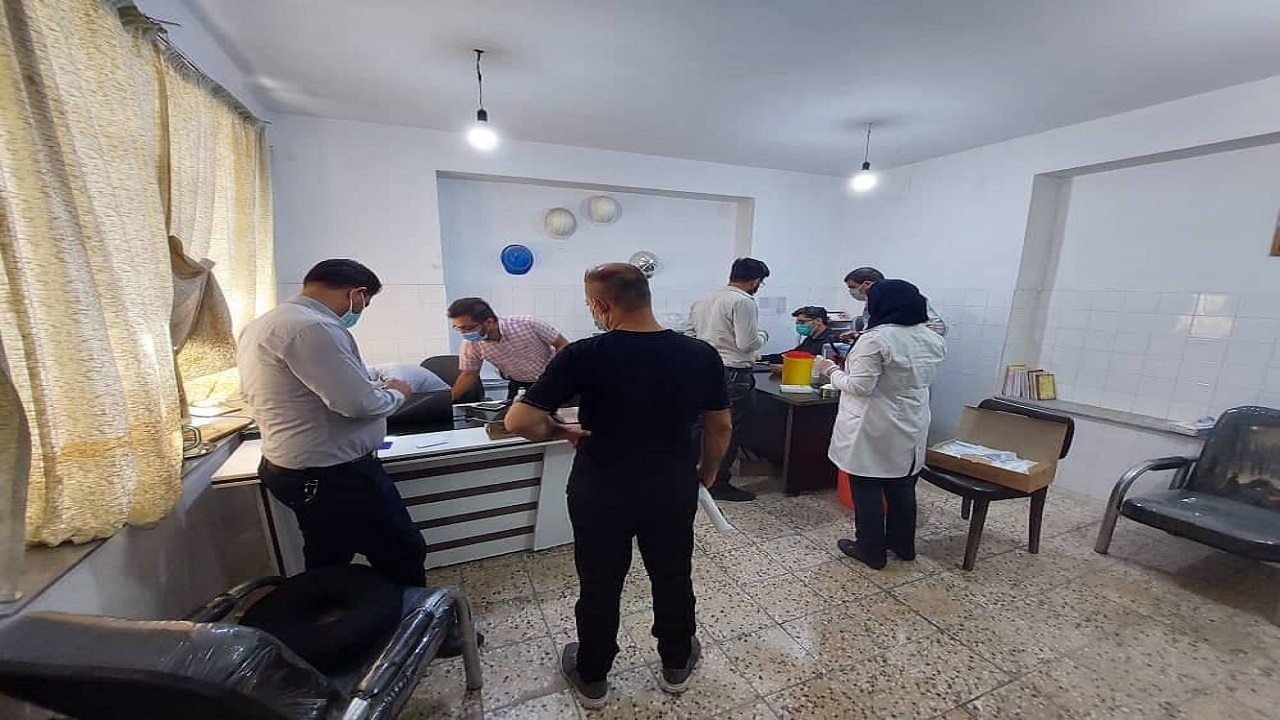 کارگران هفت تپه واکسینه شدند