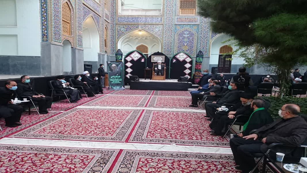 مراسم ترحیم حاج‌ محمد خجسته در حرم مطهر رضوی برگزار شد