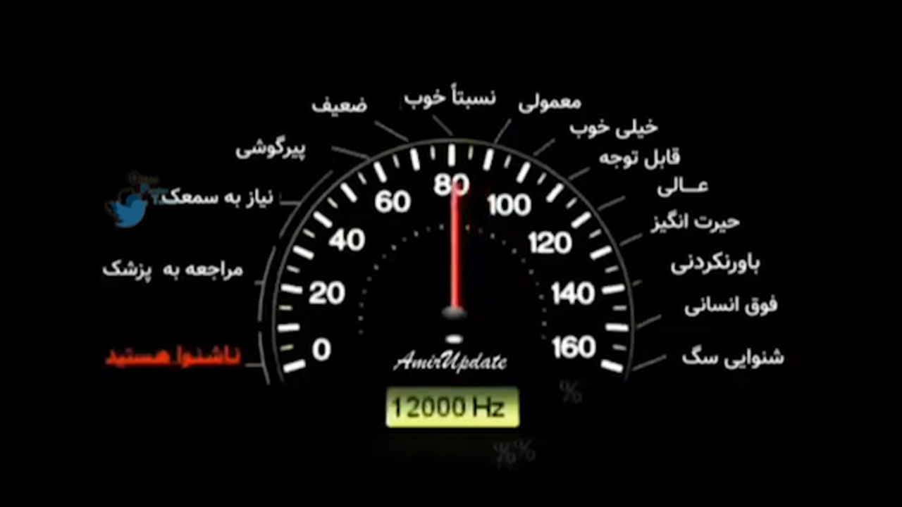 شنوایی خود را با این تست ساده بسنجید + فیلم