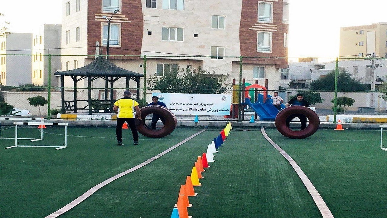 پایان مسابقات آمادگی جسمانی آتش نشانان در سمنان