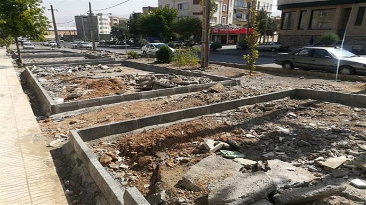 آغاز عملیات احداث حریم سبز در بهاران سنندج