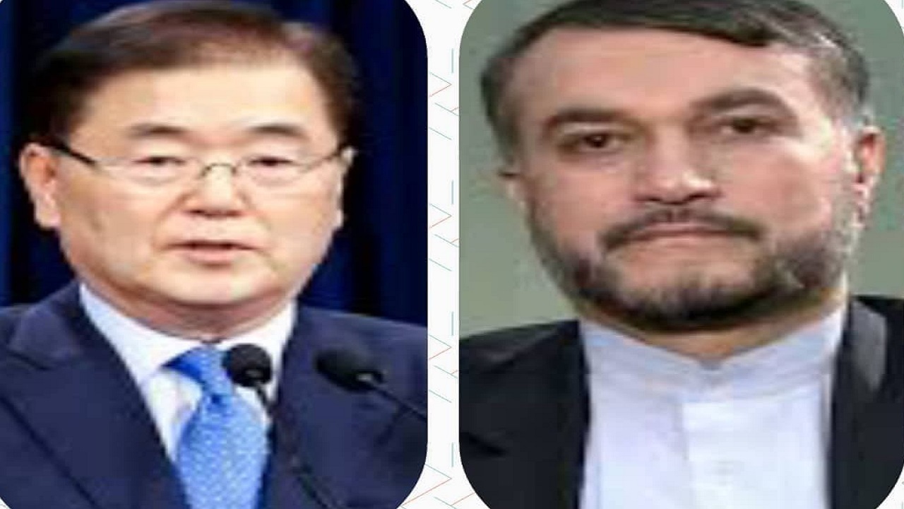 امیدواری کره جنوبی به تحکیم روابط با ایران در تماس تلفنی با امیرعبداللهیان