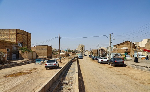 آخرین وضعیت بلوار شهیدان برقعی درقم به روایت تصویر