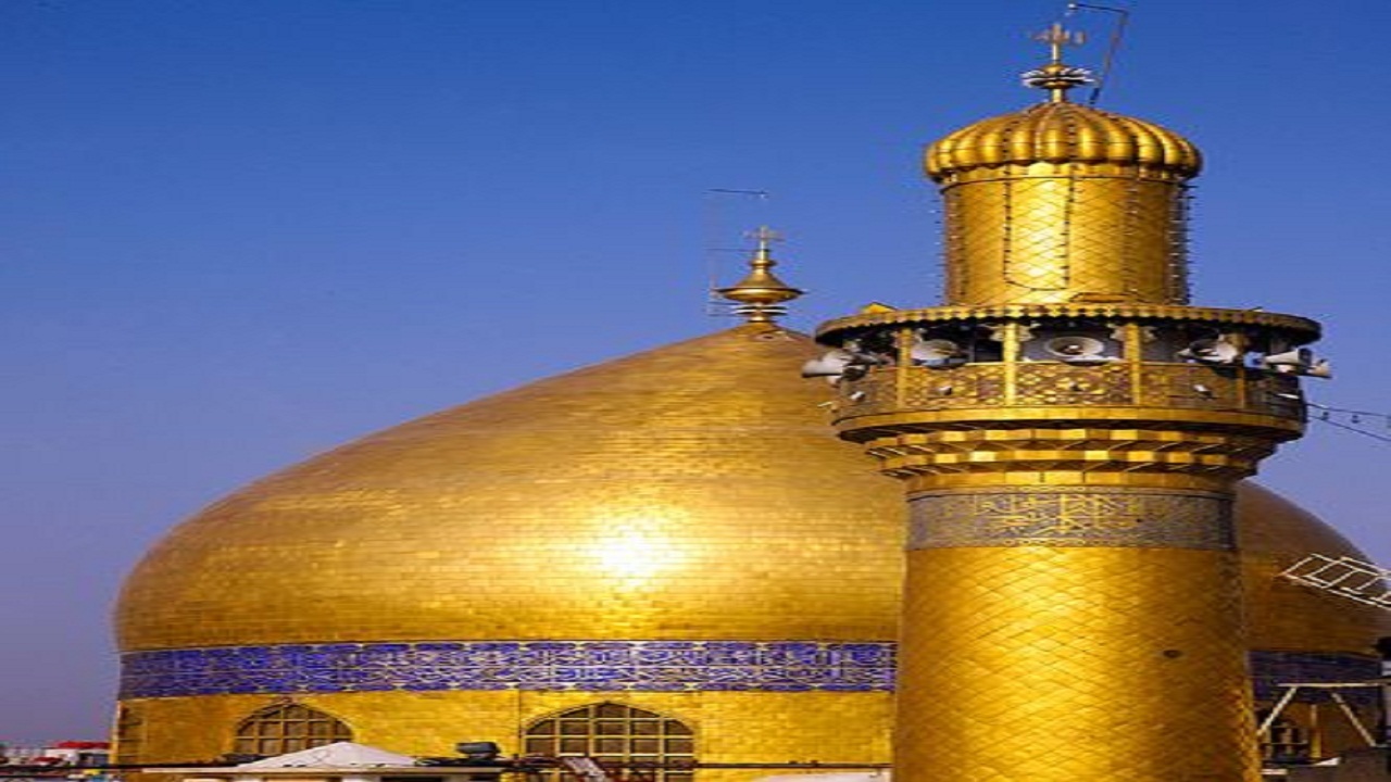 قدردانی از نیکوکاران گرمساری سازنده صحن حرم ائمه اطهار (ع)