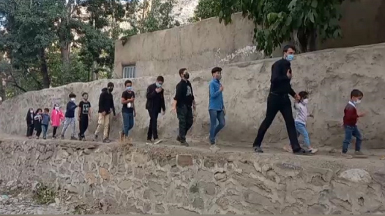 مراسم عزاداری و سینه زنی در دهه دوم ماه محرم + فیلم