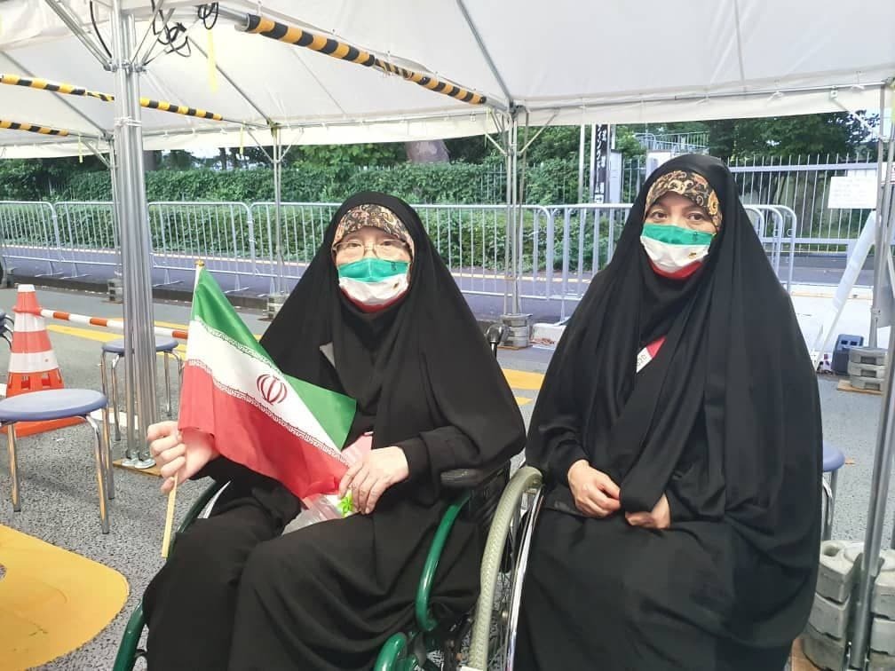 تصویر مادر ژاپنی شهید بابایی