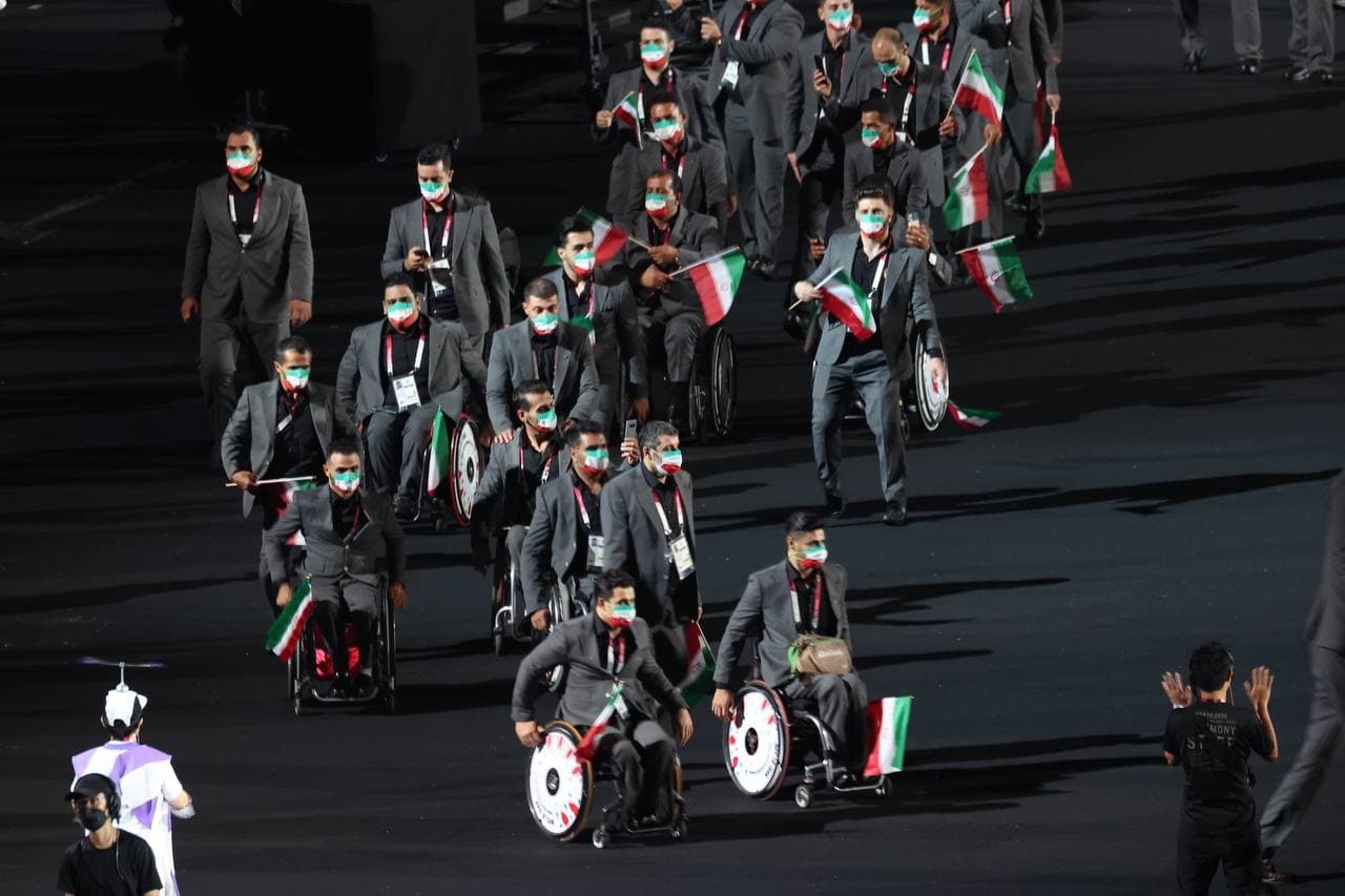 ایران در مراسم افتتاحیه پارالمپیک توکیو  ۲۰۲۰ 