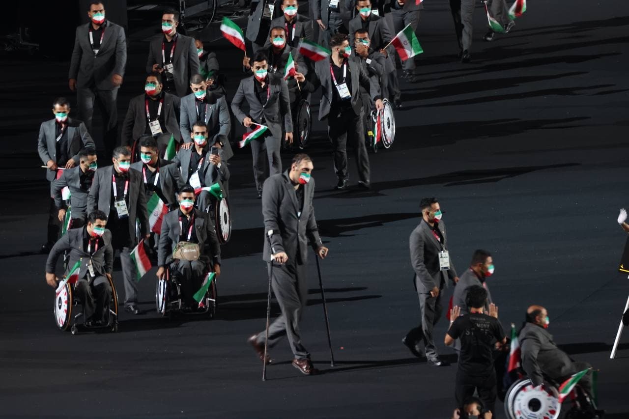 ایران در مراسم افتتاحیه پارالمپیک توکیو  ۲۰۲۰ 