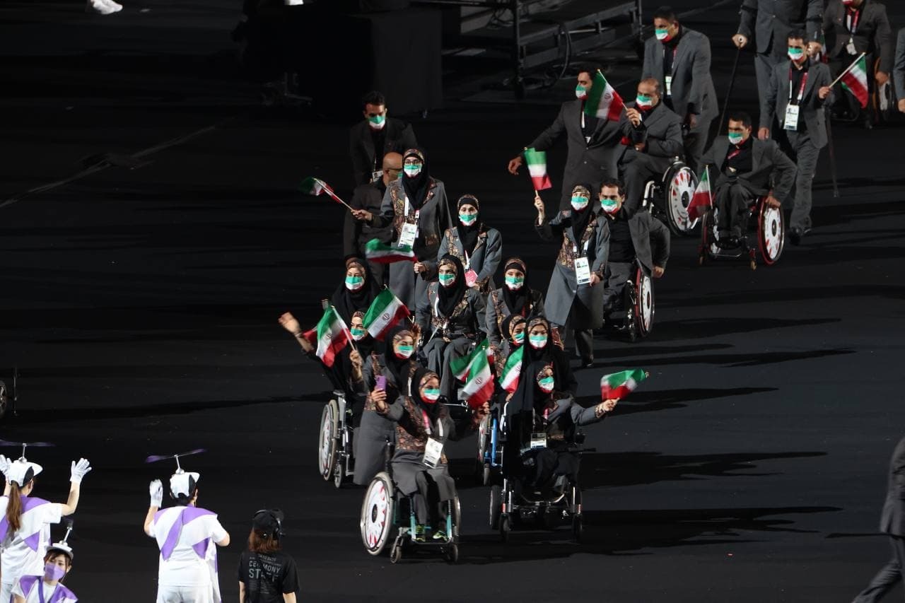 ایران در مراسم افتتاحیه پارالمپیک توکیو  ۲۰۲۰ 