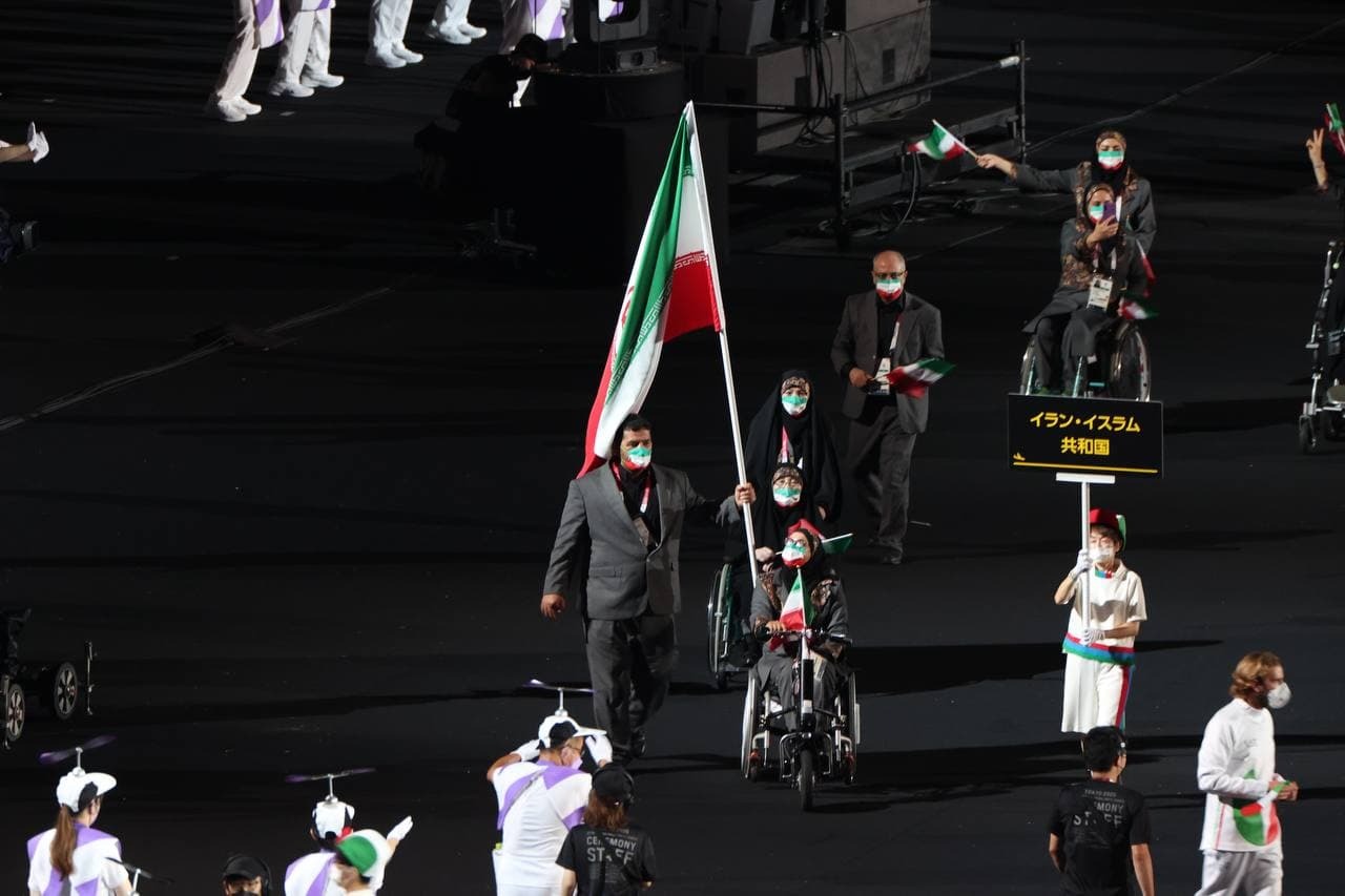 ایران در مراسم افتتاحیه پارالمپیک توکیو  ۲۰۲۰ 