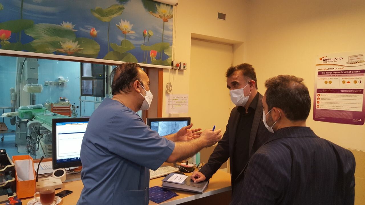 بازدید قدیر از بخش غیرکرونایی بیمارستان شهید بهشتی قم