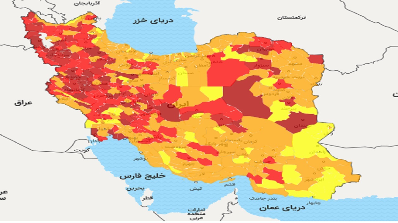 خروج ۳ شهرستان خراسان جنوبی از وضعیت قرمز کرونایی
