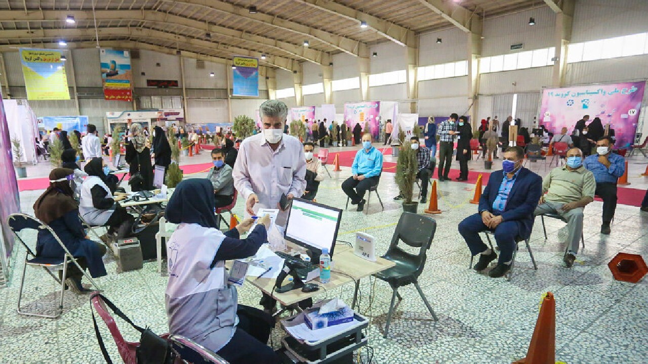 واکسیناسیون ۵۲۱ هزار نفر از جمعیت استان قزوین