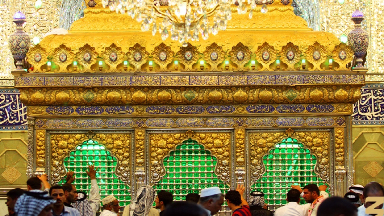 حضور پرشور زائران در حرم حضرت عباس(ع)  + فیلم