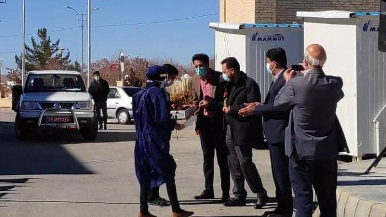 تجلیل هیئت فوتبال کوهبنان از کادر درمان