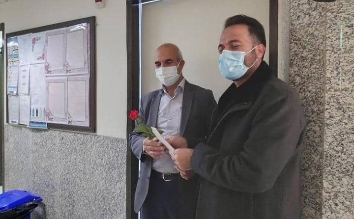تجلیل هیئت فوتبال کوهبنان از کادر درمان