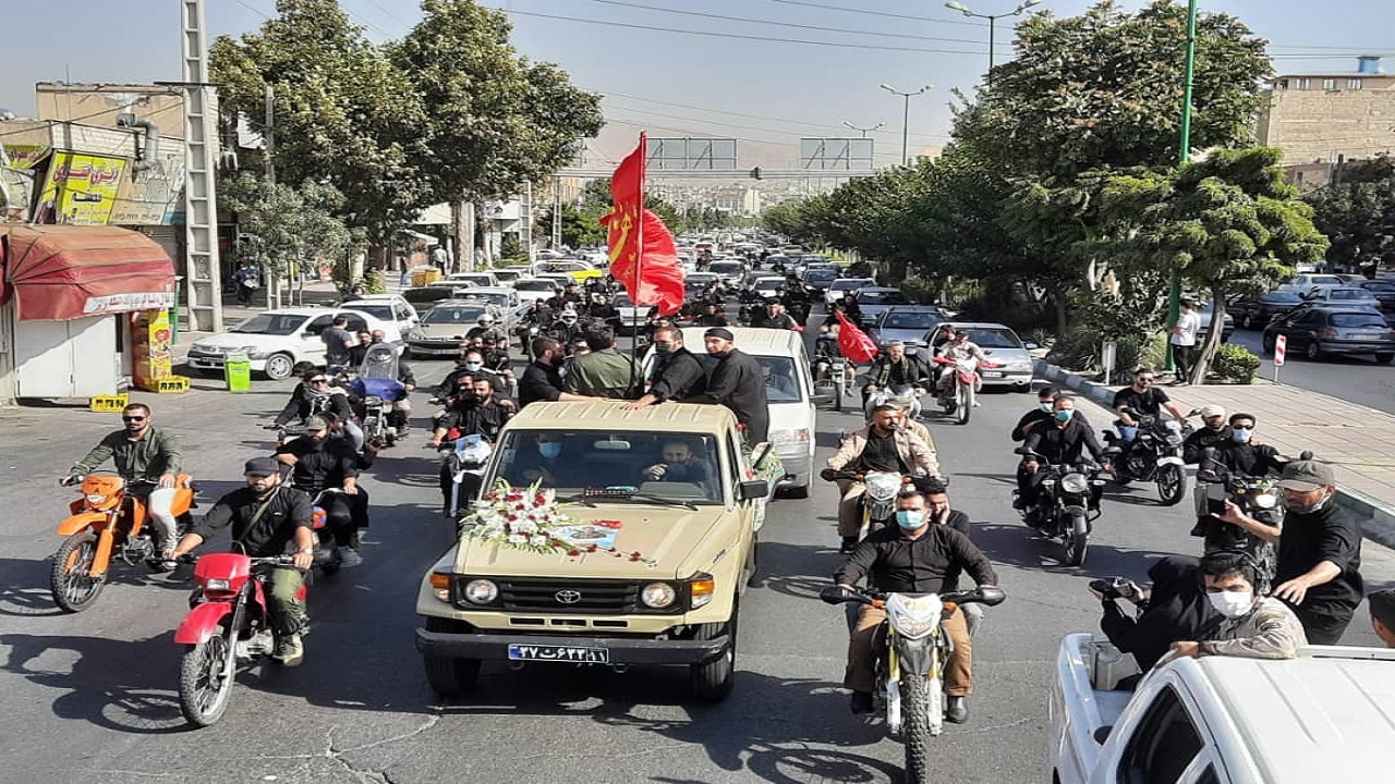 پیکر شهید اینانلو در البرز تشییع شد