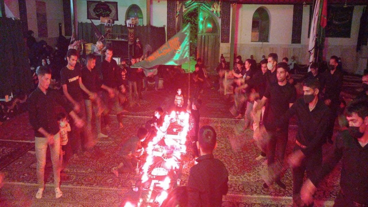 مراسم شب شهادت حضرت رقیه(س) در روستای قلعه بالا  + تصاویر