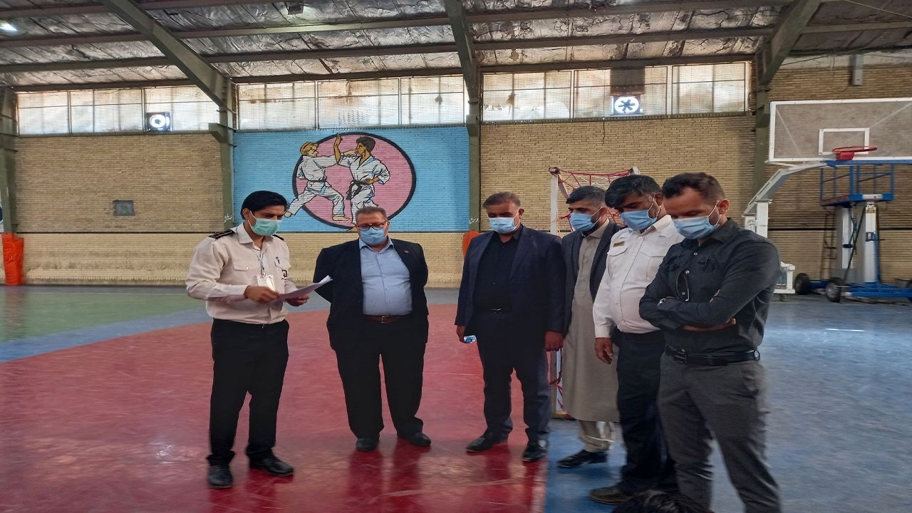 آزمون آمادگی جسمانی و پایش سلامت  آتش نشانان زاهدان برگزار شد