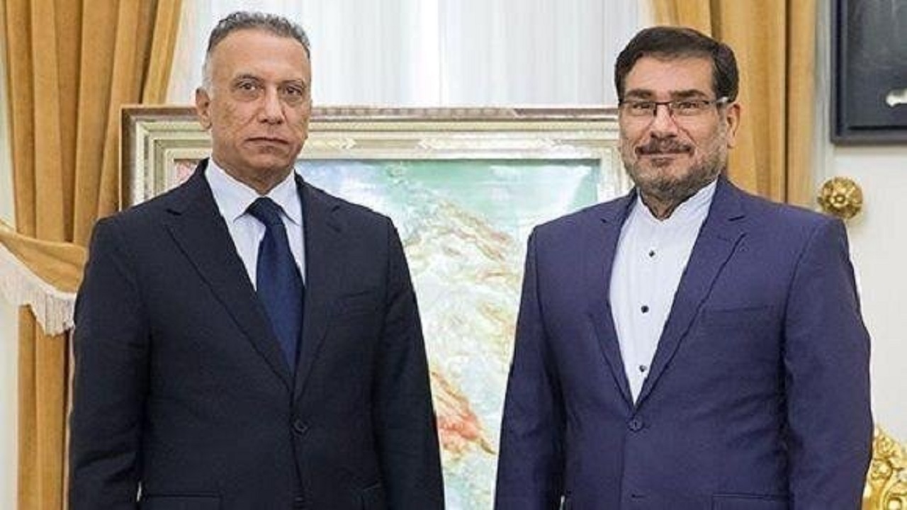 تأکید بر سه موضوع راهبری در دیدار الکاظمی با شمخانی