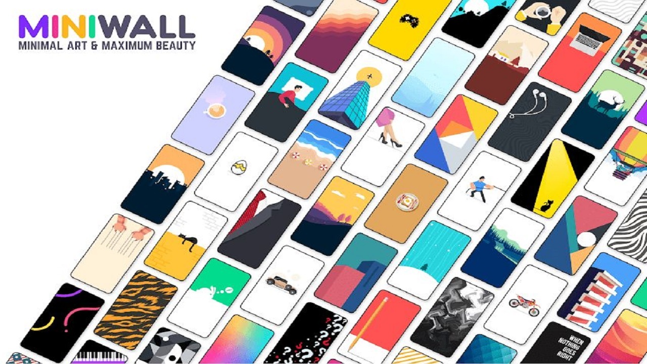 دانلود برنامه MiniWall Wallpapers 1.0.3؛ مجموعه والپیپر های زیبا و رنگارنگ اندروید