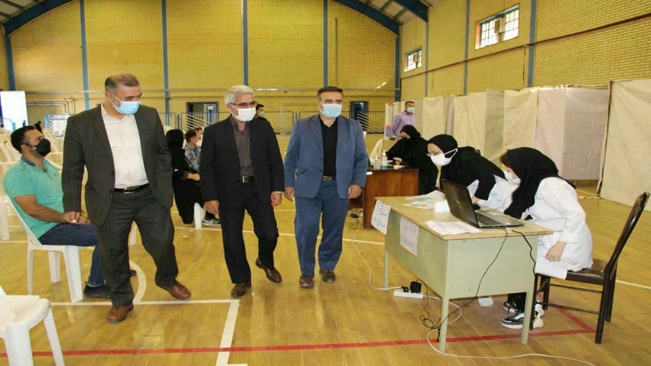 شتاب گیری تزریق واکسن کرونا در شهرستان البرز