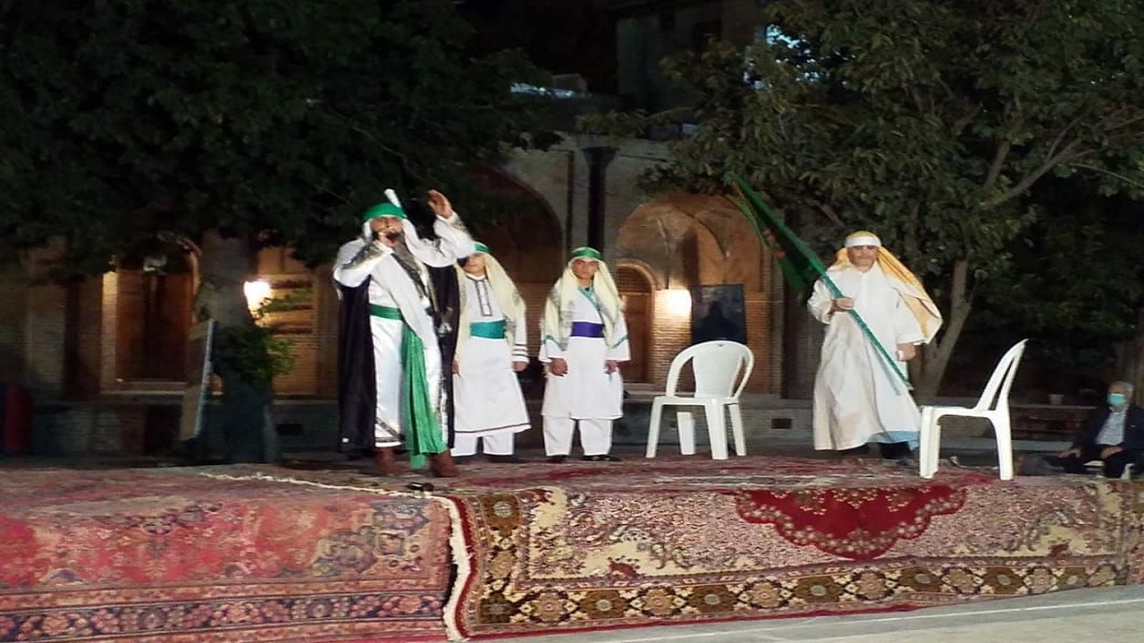 نخستین شب آیین تعزیه خوانی در سعدالسلطنه
