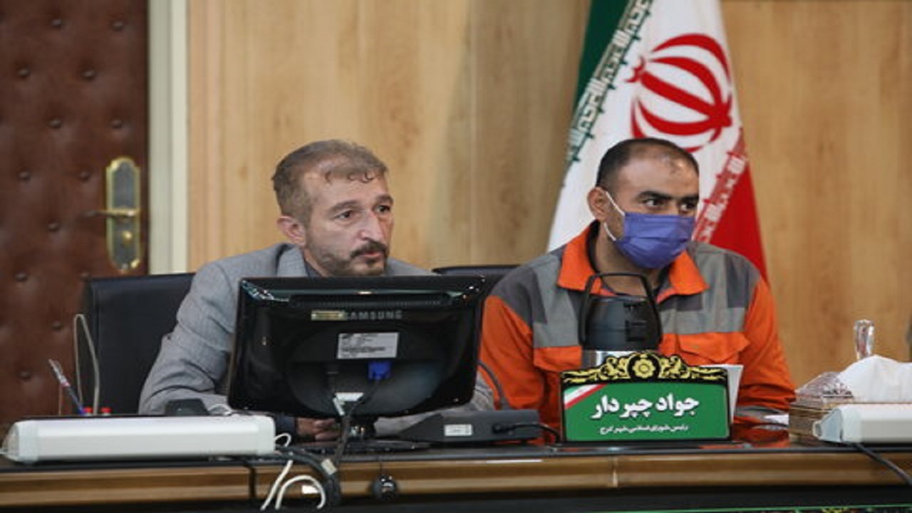 حضور و سخنرانی پاکبان کرجی در صحن شورای شهر