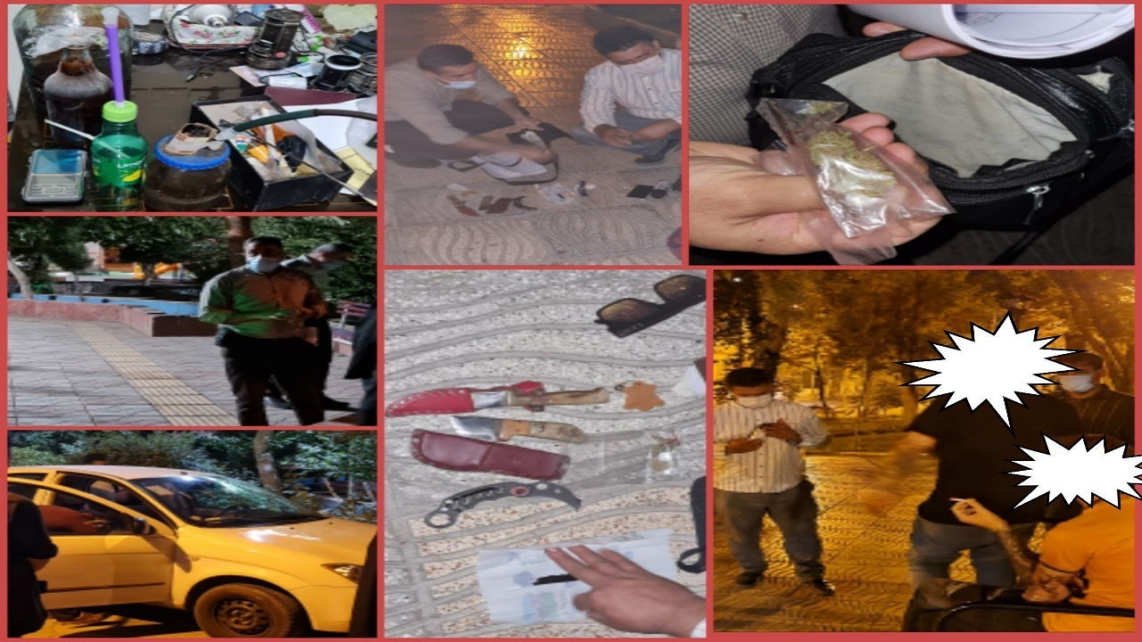 اجرای طرح ضربتی پلیس شاهرود در پارک‌ها و تفرجگاه‌ها