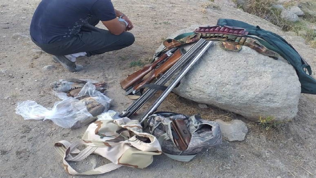دستگیری ۲ شکارچی غیر مجاز در اردبیل