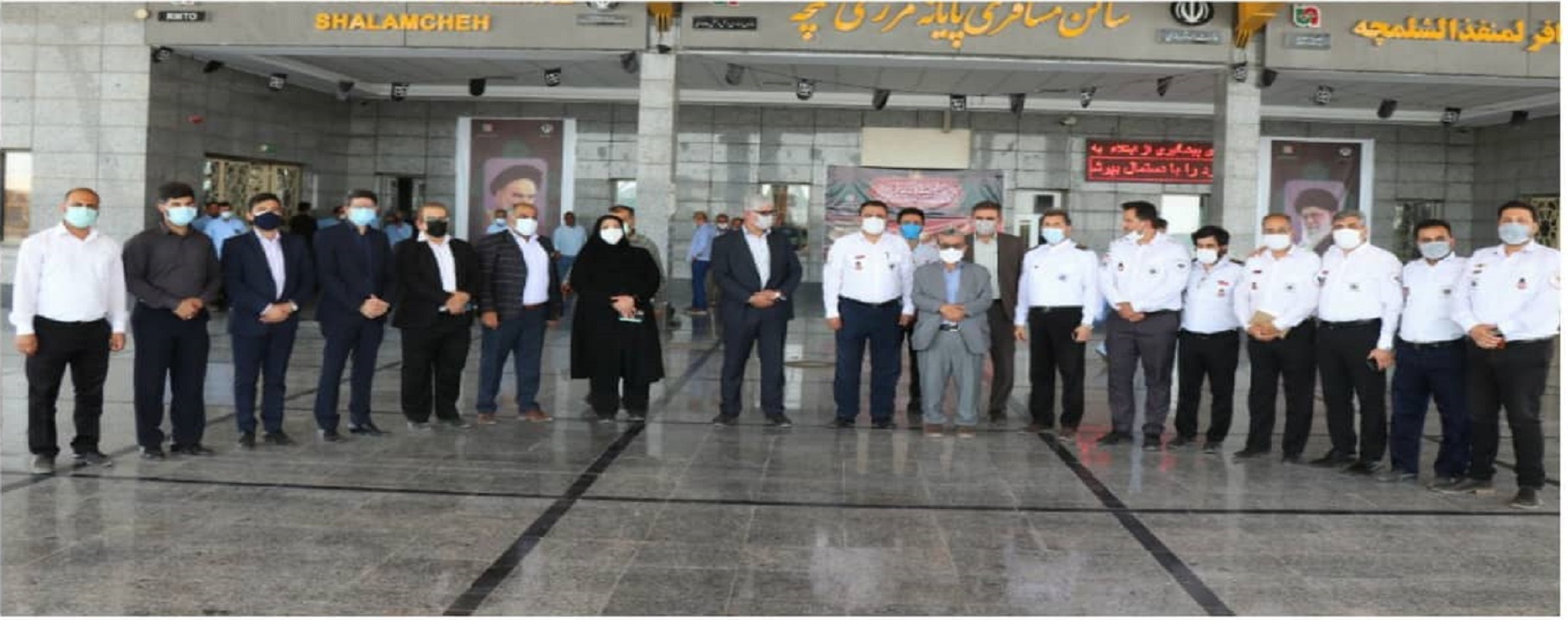  معاون اورژانس کشور در شلمچه حاضر شد