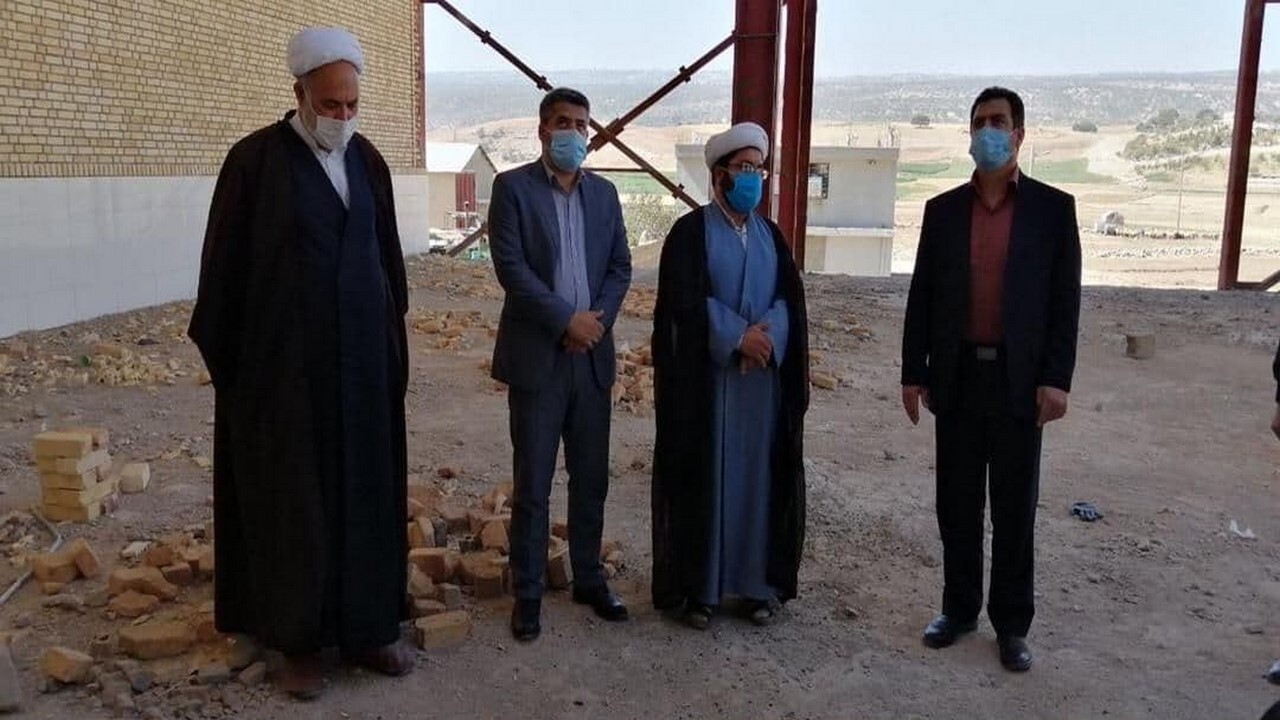 بازدید از روند ساخت مسجد جامع شهر آسمان آباد