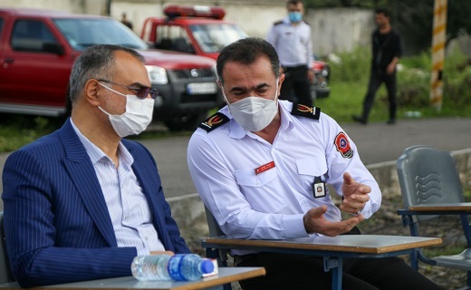 برگزاری مانور آبگیری آتش نشانی رشت برای امدادرسانی در سیلابهای شهری + تصاویر برگزاری مانور آبگیری آتش نشانی رشت برای امدادرسانی در سیلابهای شهری + تصاویر